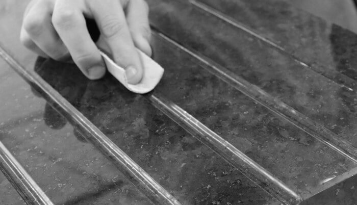 Cleaning in-built trivets in the worktop