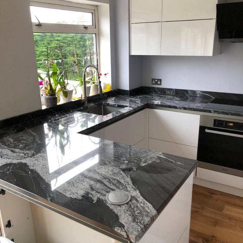 quartzite kitchen worktop